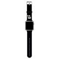 Bracelet Apple Watch 7/SE/6/5/4/3/2/1 Karl Lagerfeld Ikonik - 45mm/44mm/42mm - Noir