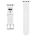 Bracelet Apple Watch 7/SE/6/5/4/3/2/1 Karl Lagerfeld Ikonik - 45mm/44mm/42mm - Blanc