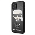 Coque iPhone 11 Karl Lagerfeld Ikonik - Noir