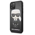 Coque iPhone 11 Pro Max Karl Lagerfeld Ikonik - Noir