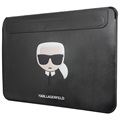 Housse Karl Lagerfeld Ikonik pour Ordinateur Portable - 16" - Noir