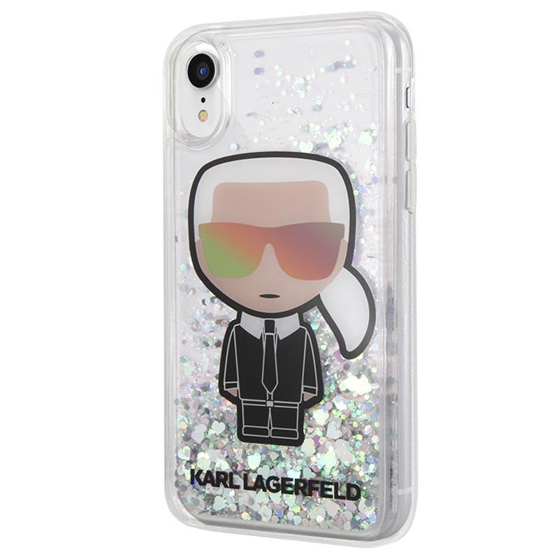 coque iphone xr glitter liquide