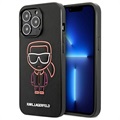 Coque Hybride iPhone 13 Pro Karl Lagerfeld Ikonik Outline - Noire