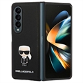 Coque Samsung Galaxy Z Fold4 Karl Lagerfeld Ikonik Saffiano - Noire