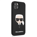 Coque iPhone 13 en Silicone Karl Lagerfeld Karl Head