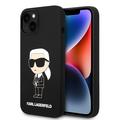 Coque iPhone 15 en Silicone Karl Lagerfeld Ikonik