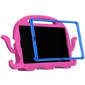 Coque Samsung Galaxy Tab A7 Lite Antichoc Portative pour Enfants - Poulpe - Rose Vif