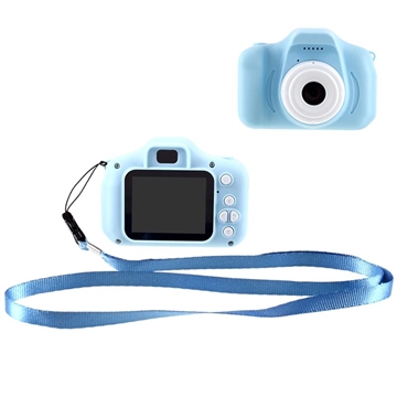 Appareil Photo Numérique pour Enfants avec Carte Mémoire de 32Go - Bleu