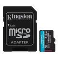 Carte mémoire Kingston Canvas Go ! Plus avec adaptateur SDCG3/512GB