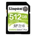 Carte mémoire Kingston Canvas Select Plus SDXC SDS2 - 512 Go