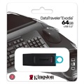 Clé USB Kingston DataTraveler Exodia - 64Go - Sarcelle / Noir