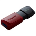 Kingston DataTraveler Exodia M USB 3.2 Flash Drive - 128GB - Red