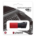 Kingston DataTraveler Exodia M USB 3.2 Flash Drive - 128GB - Red