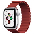 Bracelet Apple Watch 7/SE/6/5/4/3/2/1 Magnétique Kingxbar - 41mm/40mm/38mm - Rouge
