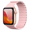Bracelet Apple Watch 7/SE/6/5/4/3/2/1 Magnétique Kingxbar - 45mm/44mm/42mm - Rose