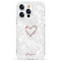 Coque Hybride iPhone 13 Pro Max Kingxbar Epoxy Série - Blanche