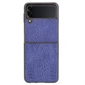 Coque Samsung Galaxy Z Flip3 5G - Série Crocodile - Violete