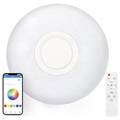 Plafonnier Ksix Rainbow RVB avec Haut-parleur Bluetooth - 30W, 40cm