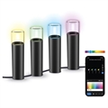 Lampe de Jardin LED RGBWIC avec Bluetooth Ksix Smart - 4 Pcs.