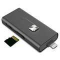 Lecteur de Carte microSD Lightning / USB Ksix iMemory Extension - iPhone, iPod, iPad