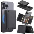 LC.IMEEKE Porte-cartes magnétique avec fonction Kickstand - Noir