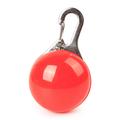 Pendentif lumineux LED pour collier d'animal de compagnie - Lumière de sécurité antiperte pour chiens et chats - Rouge