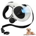 Laisse rétractable LED 5m - pour chiens jusqu'à 50kg