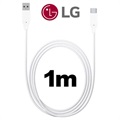 Câble USB 3.1 Type-C LG EAD63849204 - 1m - Blanc