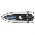 LSRC Remote Control Speedboat with Rechargeable Battery - Black