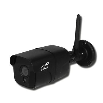 LTC Vision LXKAM38 Caméra IP Bullet d\'extérieur avec fonction d\'alarme - PTZ WiFi&LAN, IP66 - Noir