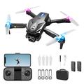 LU600 Drone RC pliable à évitement d'obstacles avec lumière froide - Noir