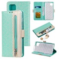 Étui Portefeuille Huawei P40 Lite Lace Pattern - Vert