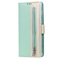 Étui Portefeuille Samsung Galaxy A52 5G, Galaxy A52s Lace Pattern - Vert