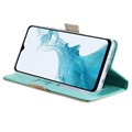 Étui Portefeuille Samsung Galaxy A23 Lace Pattern - Vert
