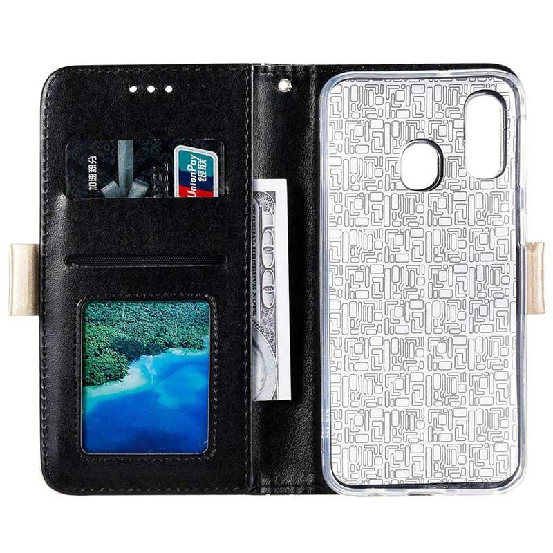 Étui Portefeuille Samsung Galaxy A40 Lace Pattern