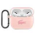 Coque AirPods Pro en Silicone Liquide Lacoste - Rose