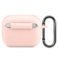 Coque AirPods Pro en Silicone Liquide Lacoste - Rose