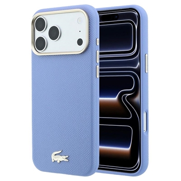 Coque iPhone 18 Pro Lacoste Champs Élysées - MagSafe Compatible - Bleue