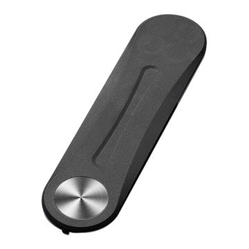 Support De Support De Téléphone Magnétique À Montage Latéral Pour Ordinateur Portable PC + Support D&#39;extension De Moniteur D&#39;ordinateur En Alliage D&#39;aluminium - Noir