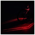 Feu Arrière Laser pour Vélo et Pointeur Laser - IPX5 - Rouge