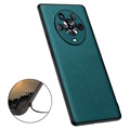 Coque Hybride Honor Magic4 en Cuir - Verte