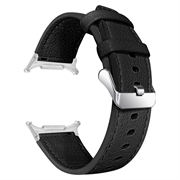 Bracelet en Cuir Samsung Galaxy Watch Ultra avec Connecteurs - 47mm - Noir