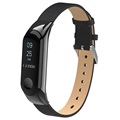 Bracelet en Cuir Xiaomi Mi Smart Band 4 - Noir