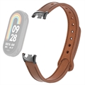 Bracelet en Cuir Xiaomi Smart Band 8 avec Connecteurs - Marron