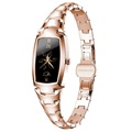 Smartwatch Bluetooth Pour Femme Lemfo H8 Pro - Doré