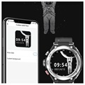 Smartwatch Lemfo T92 avec Écouteurs TWS - iOS/Android - Noir