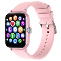 Smartwatch Étanche avec Capteur de Fréquence Cardiaque Lemfo Y20 - Rose