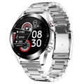 Smartwatch Lemonda Smart E12 - Bracelet en Acier Inoxydable - Argenté