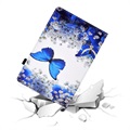 Étui à Rabat Lenovo Tab M10 HD Gen 2 - Série Wonder - Papillon Bleu