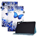 Étui à Rabat Lenovo Tab M10 HD Gen 2 - Série Wonder - Papillon Bleu